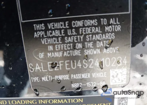 2025 Land Rover Defender 130 P400 X-Dynamic Se z USA, uszkodzony, nr VIN SALE2FEU4S2410234